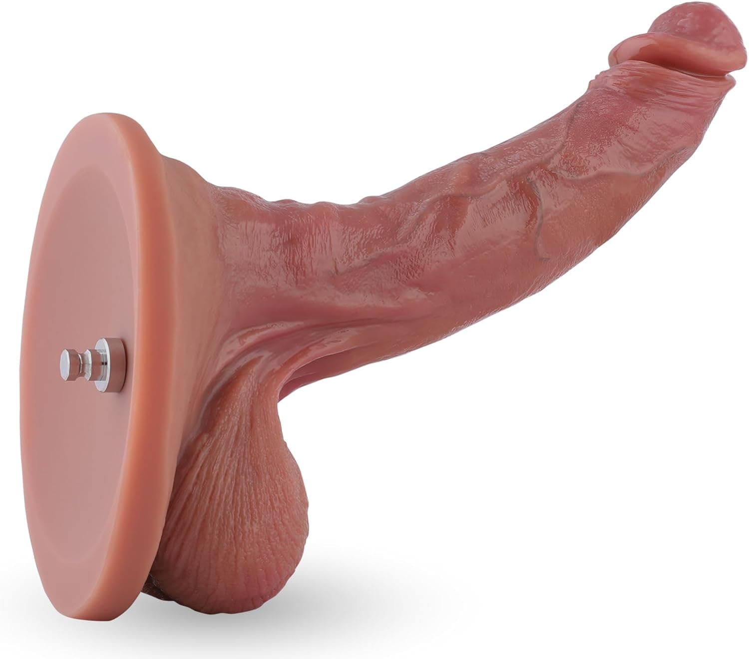 Hismith 8.86 Inch Dual-Density Ultra Realistic Dildo with Veins, 7.1 Inch Insertable Length with KlicLok System - High-end Series