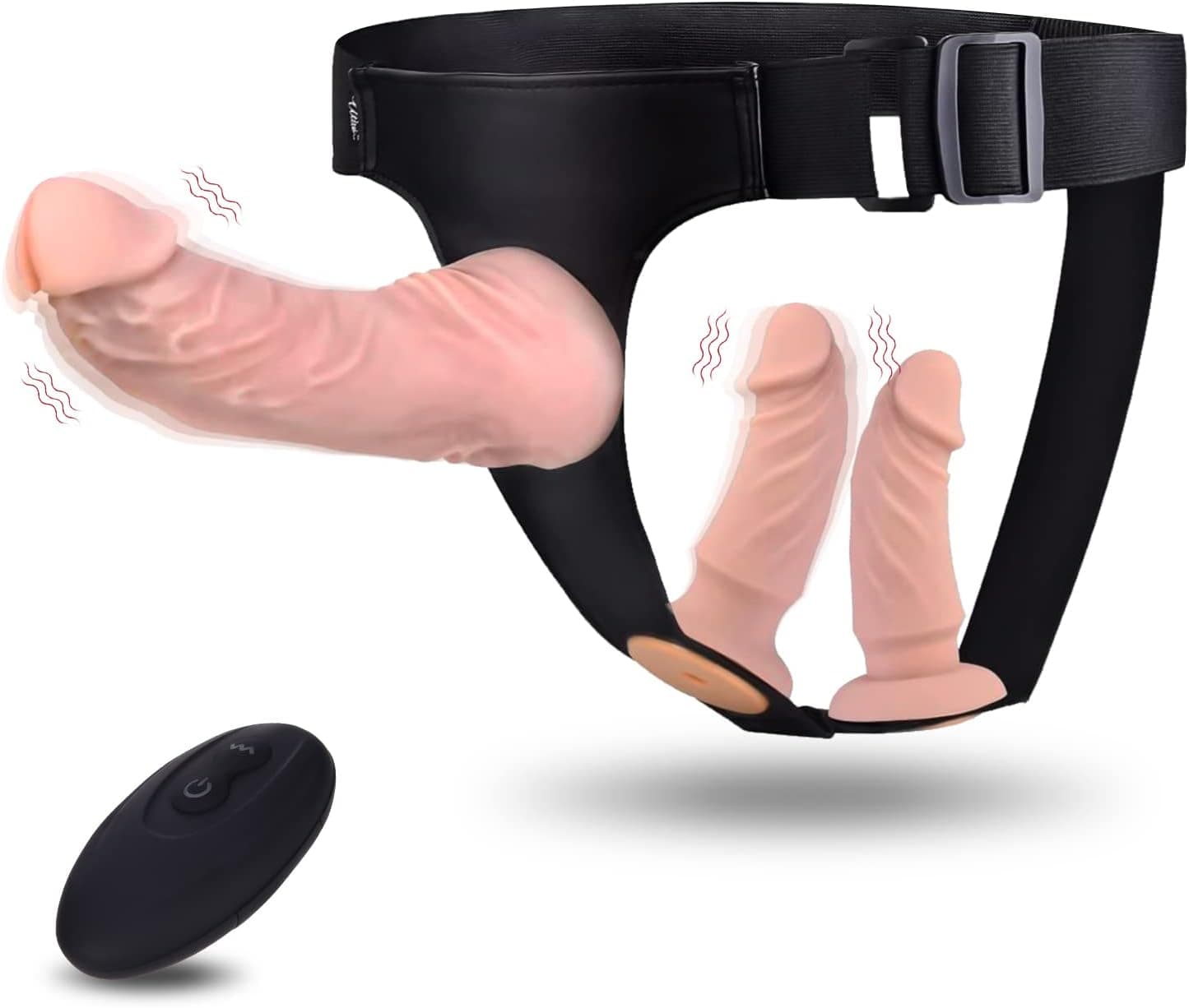 Utimi Strapon Umschnalldildo Vibratoren Umschnallpenis - Strap on Umschnall Abnehmbar mit 3 Silikon Dildos Verstellbarer Harness Extrem Sex Toy Erotik Sexspielzeug für Männer Frauen Lesben Pärchen